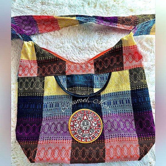 Authentic Mexican crossbody patchwork bag. - Picture 1 of 6